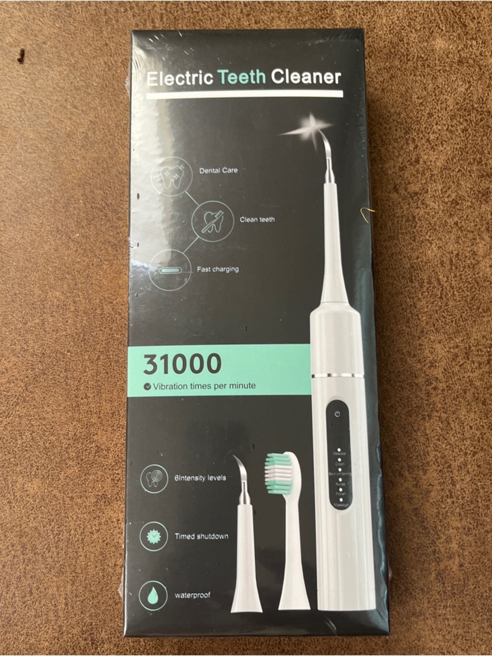 NBD Electric Teeth Cleaner - White and Mint Green. BOX 9